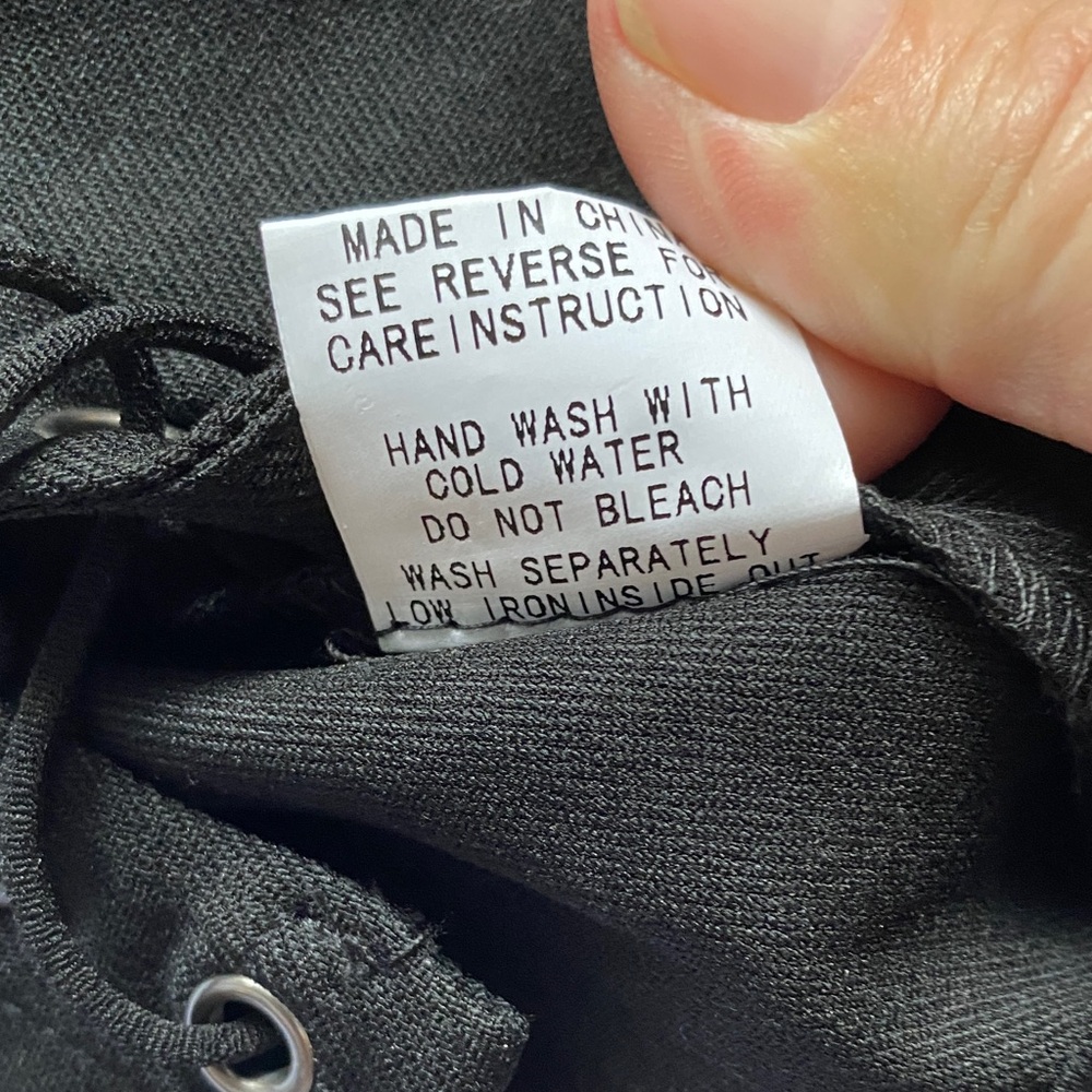 Fashion Nova Black Lace-Up Pencil Skirt - Picture 10 of 12